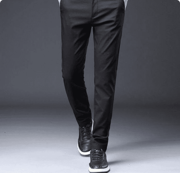 Classic Black Slim Dress Pants